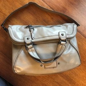 Nine West gray handle purse